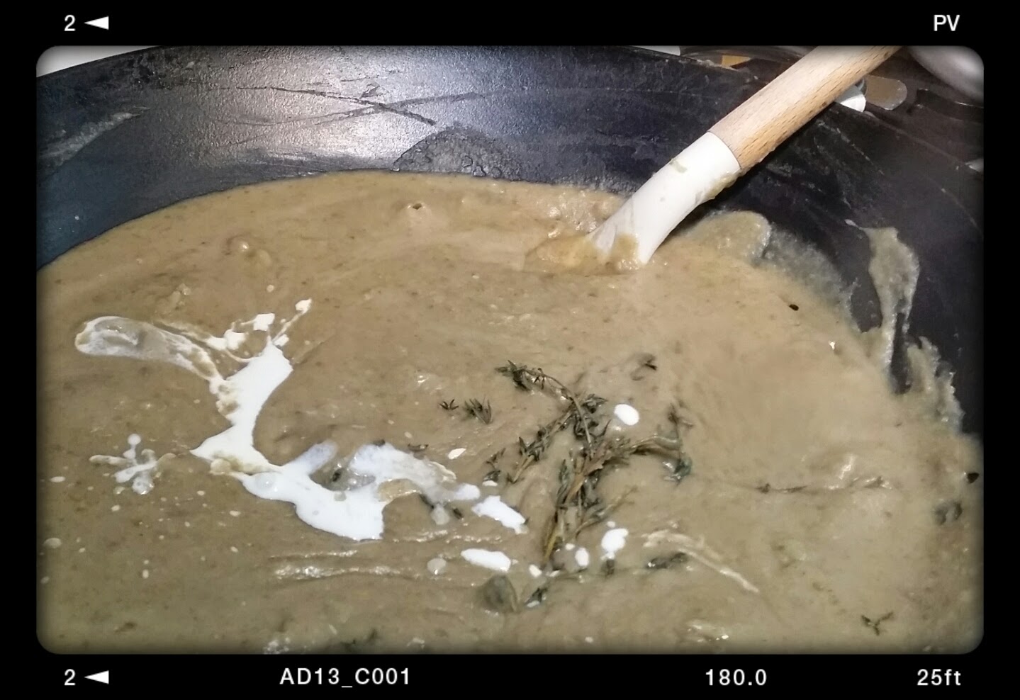 High protein creamy chestnut soup