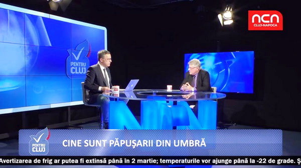 NCN TV Cluj, 26 februarie 2018, Emisiunea „Pentru Cluj”, realizator Răzvan Dumitrescu.