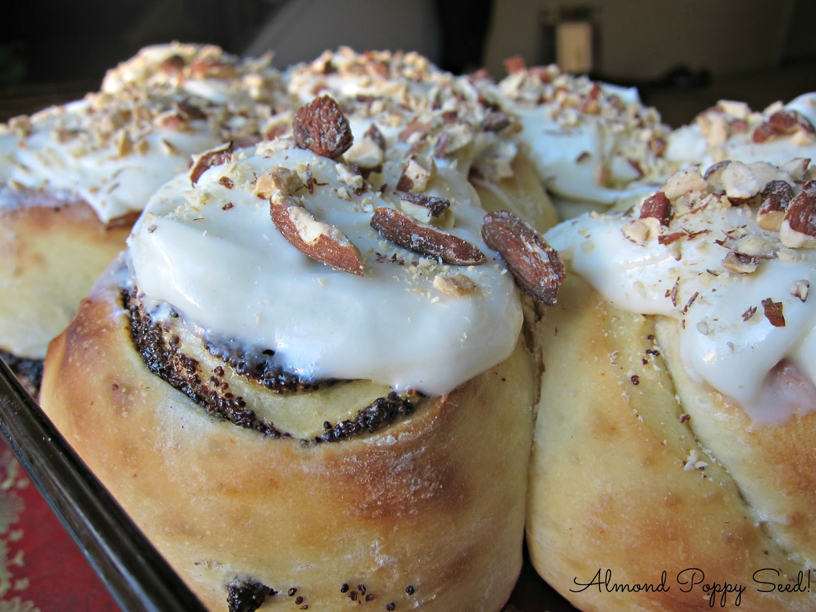 Banana Wonder Almond Poppy Seed Rolls