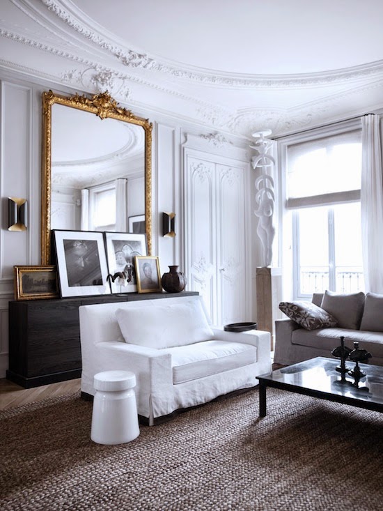 Appartement parisien en blanc chic et minimaliste Etc