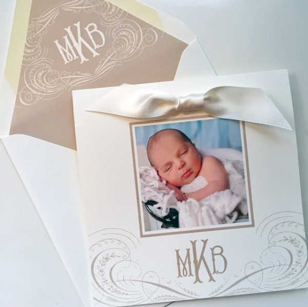 Nico and LaLa The Art of the Custom Birth Announcement