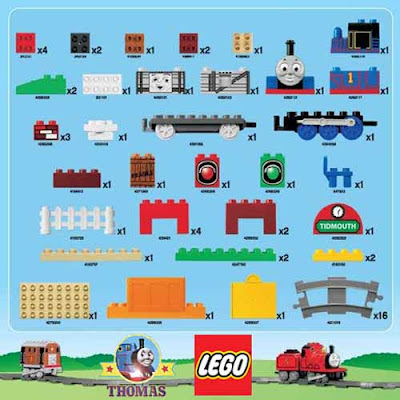 Cool basic Duplo Thomas tank Lego model assortment of toy brick construction parts 61 blocks for fun