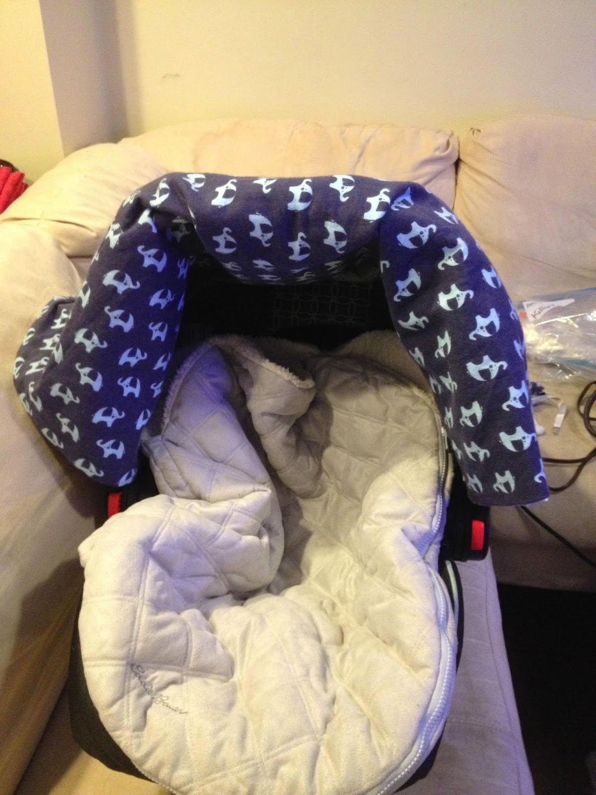 From My Hands and My Heart DIY Car Seat Canopy
