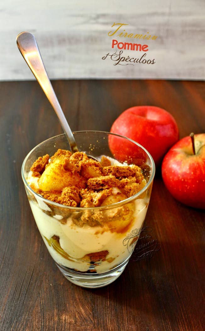 recette facile tiramisu speculoos pommes