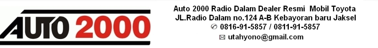 Kredit mobil Toyota Auto 2000 Radio Dalam Jakarta Selatan