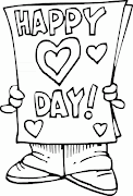 Dibujos de Amor y Amistad. (valentines day pictures for kids to color )