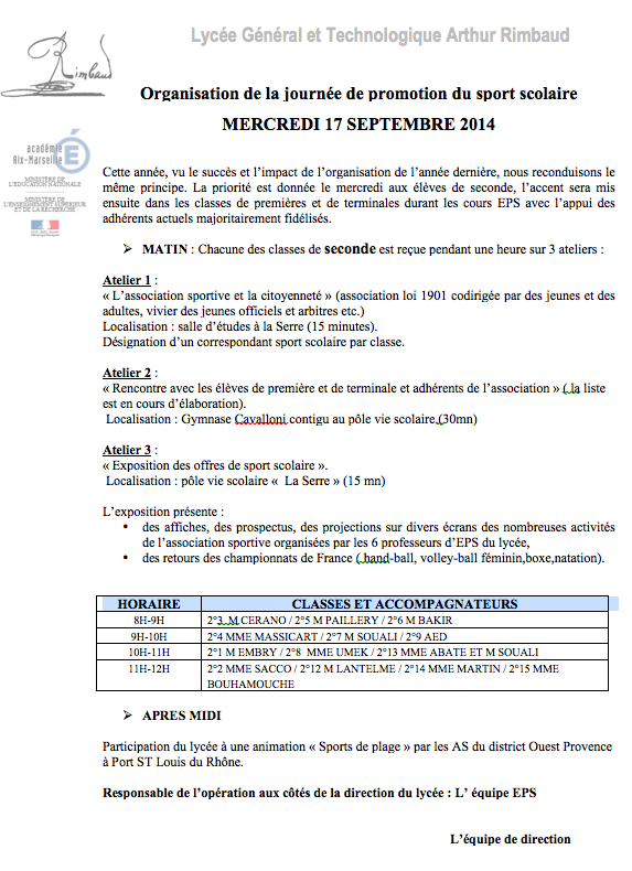 rencontre sportive marseille