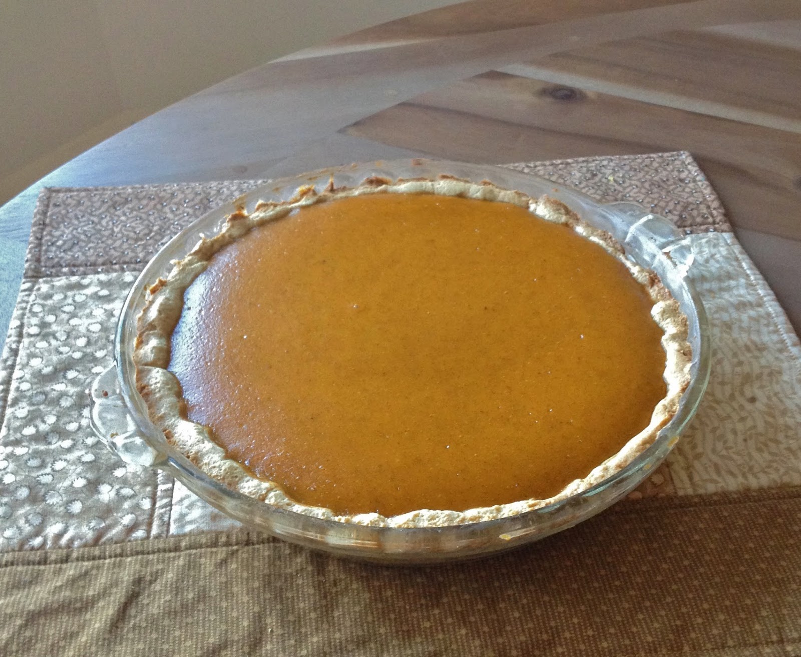 marzipan Pumpkin Pie with Oat Crust {gluten free}