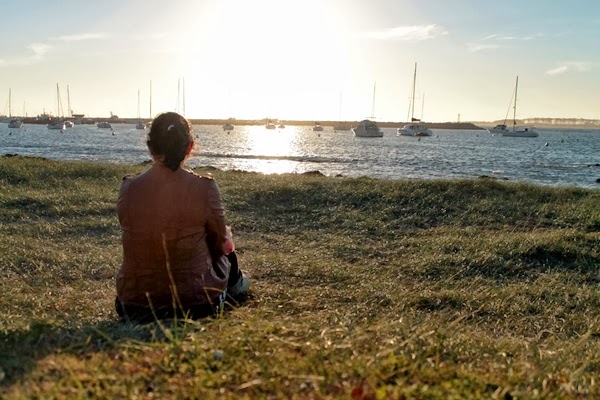 pôr do sol punta del Este