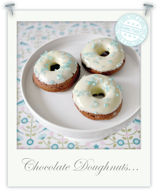 Mini Gluten free baked chocolate doughnuts by Torie Jayne Mini Gluten free baked chocolate doughnuts