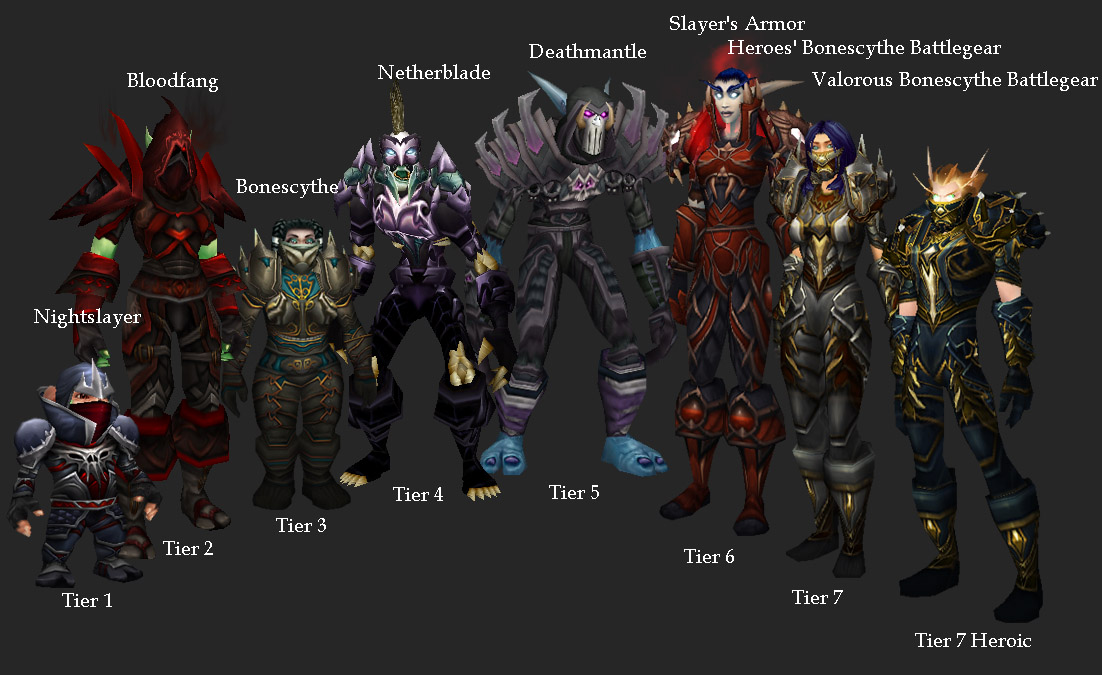 wow rogue ninja transmog sets