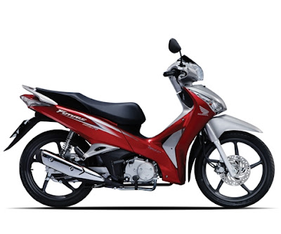 Honda Future 2012 - Đỏ Bạc Đen