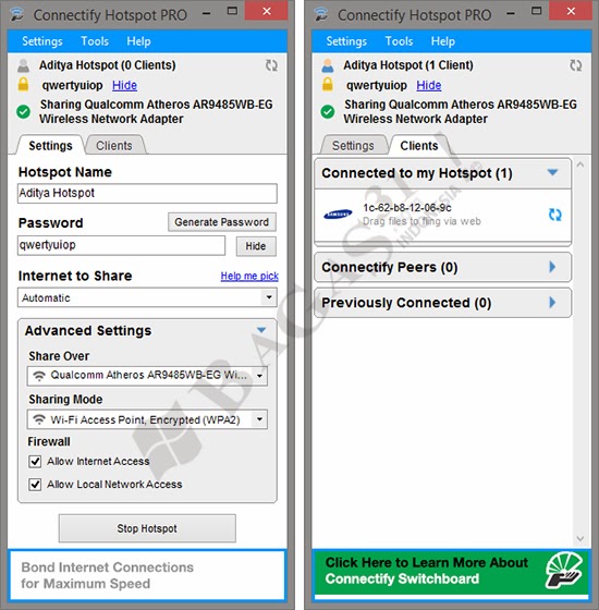 Connectify Hotspot Pro 7.1