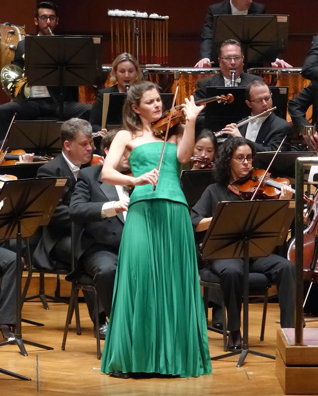 If music be the food of love, play on! Janine Jansen's magnificent
