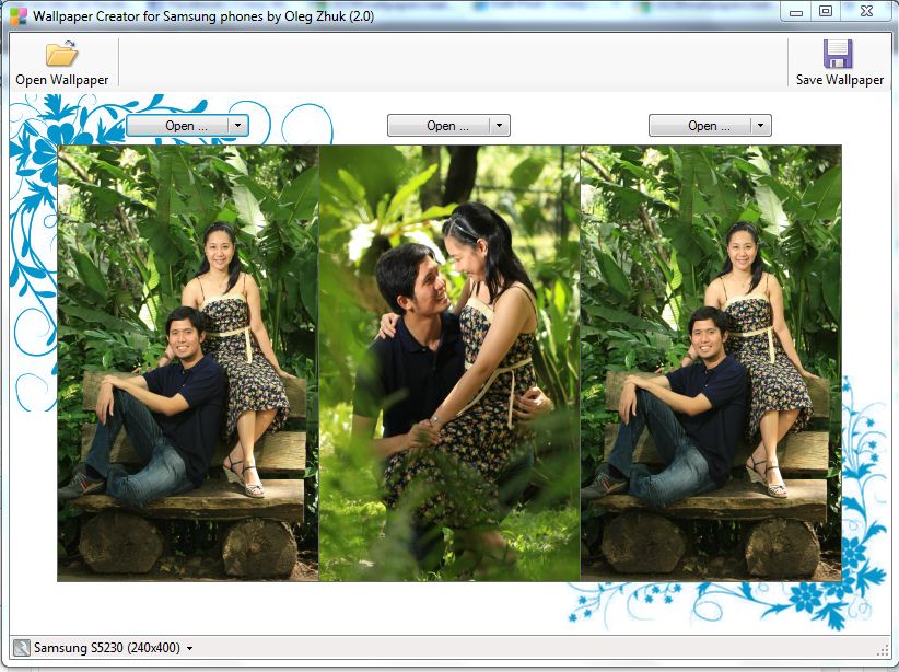 Samsung S5230 Wallpaper Creator