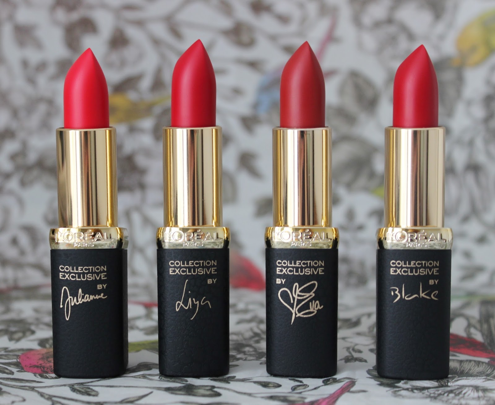 L'Oreal pure reds lipsticks