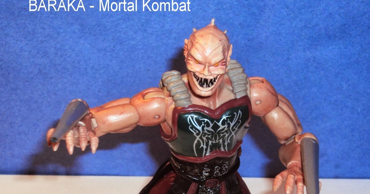 Mortal Kombat Deception Baraka 6 Action Figure Only 1 Sword