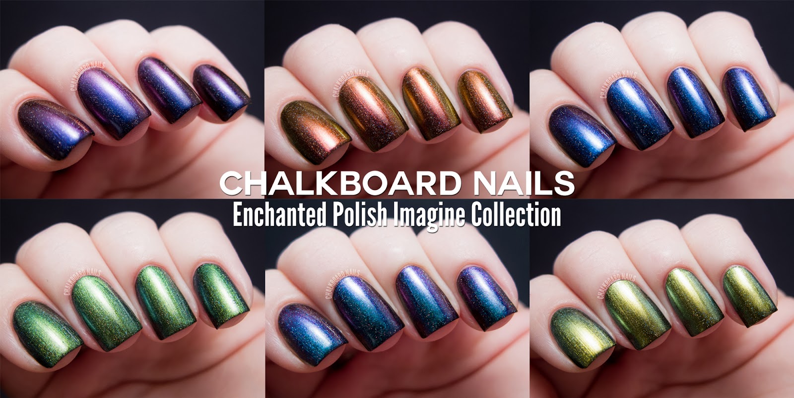 Enchanted Polish Imagine Collection Chalkboard Nails Nail Art Blog