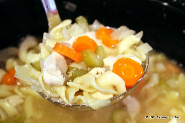 Crock Pot Chicken Noodle Soup from 101 Cooking For Two