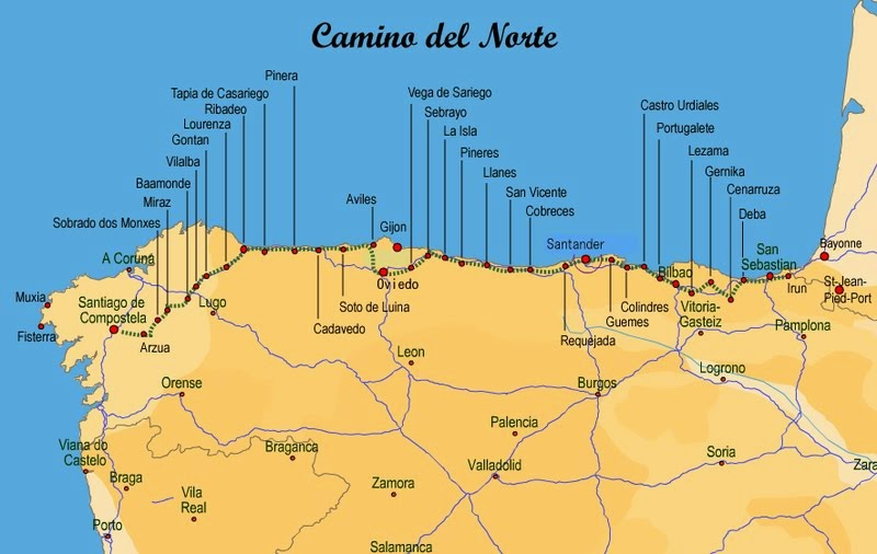 Kay and Fuzz Camino del Norte 2015