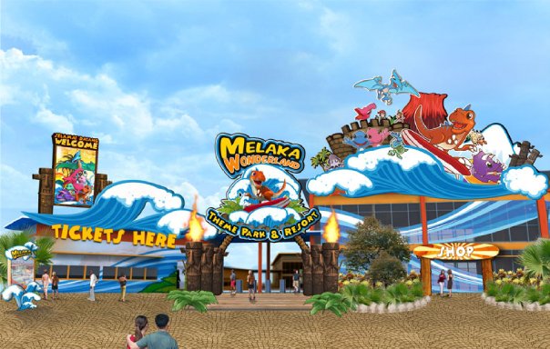 Melaka Wonderland Theme Park & Resort di Ayer Keroh Melaka