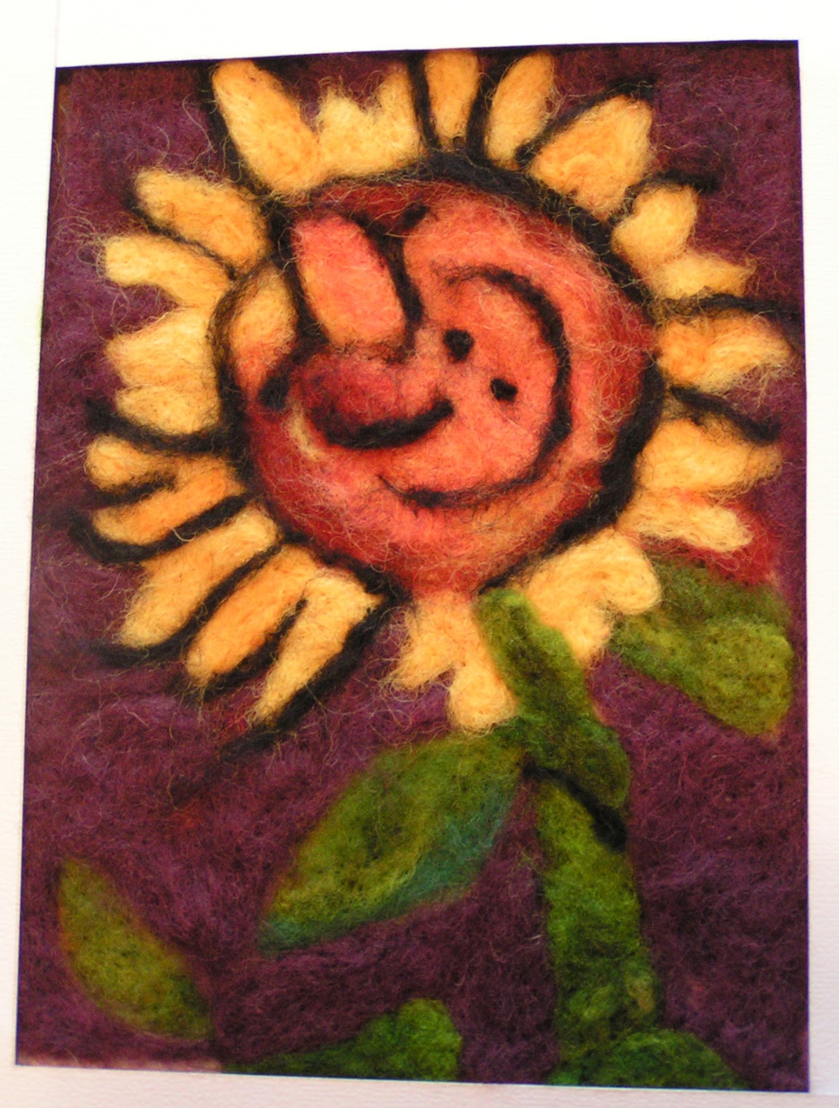 Needle Felted Wool Paintings Permutations in Fiber