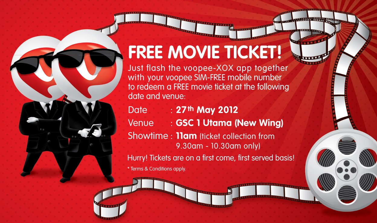 voopee l xox voopee revolutionizes the way you movie ticket template
