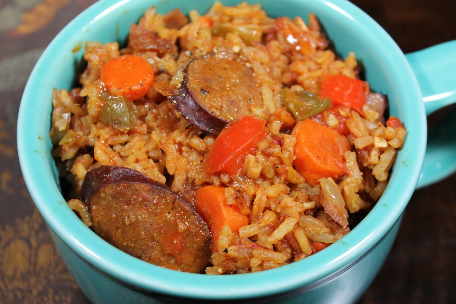 The Salted Spoon Kielbasa & Vegetable Jambalaya