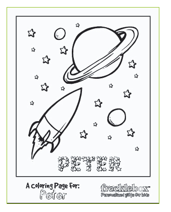 FREE Frecklebox Personalized Coloring Pages!