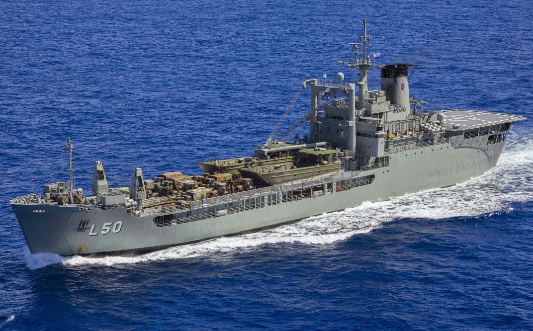 Pacific Sentinel AUS HMAS Tobruk arrives to support Vanuatu mission