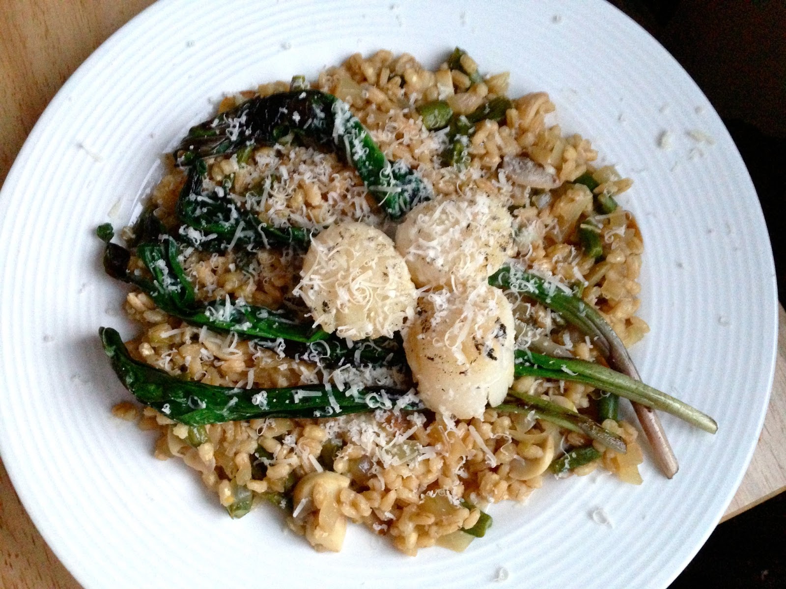 Kale Me Maybe Cooking Inspiration + Spring Risotto with Ramps and Pan