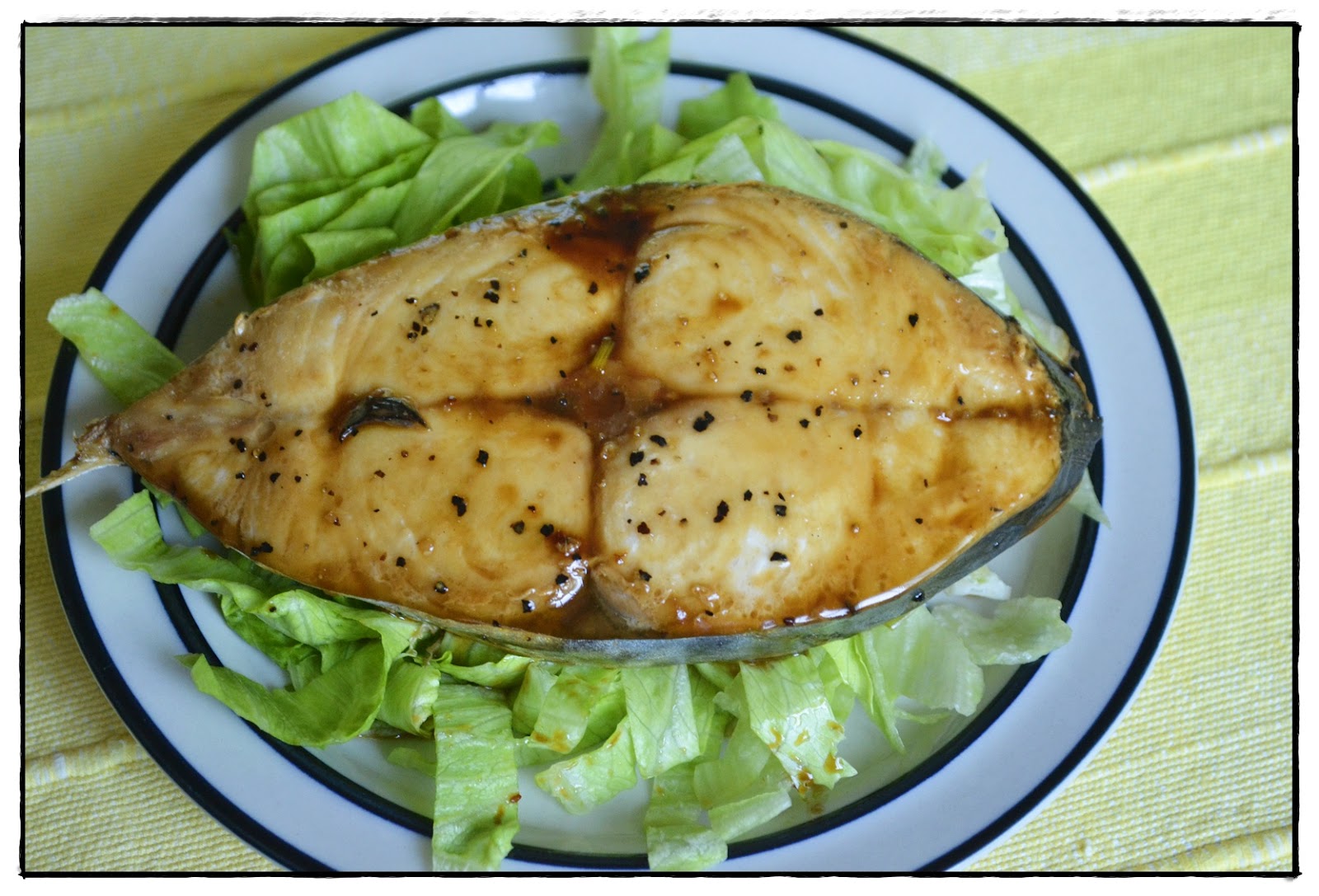 Cooking and Baking with MaeJJ Batang Fish (Mackerel Fish) in Soy Sauce