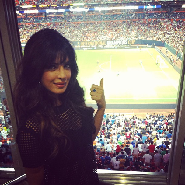 priyanka chopra meets cristiano ronaldo priyanka chopra watch the real madrid vs chelsea match priyanka chopra meets cristiano ronaldo priyanka chopra watch the real madrid vs chelsea match