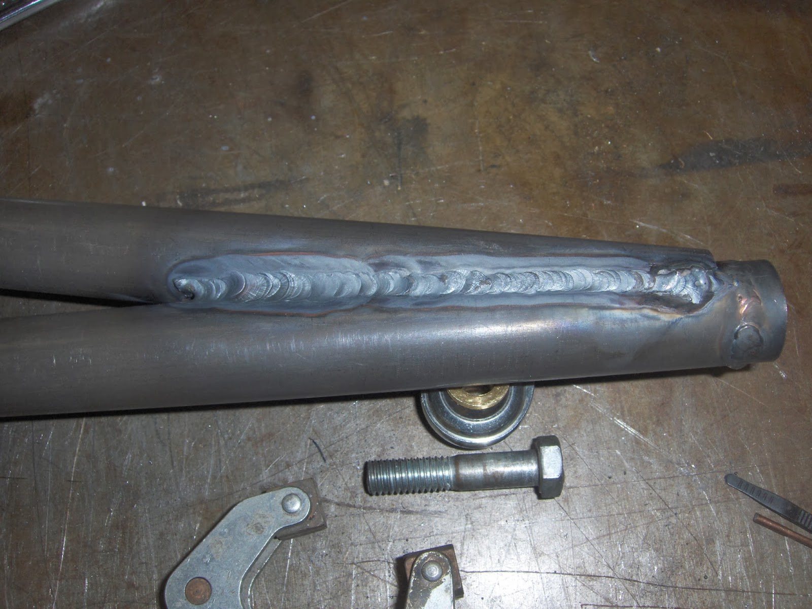 CSULA Baja SAE Trailing arm members welded