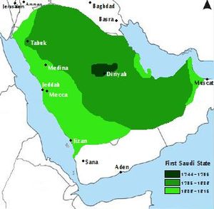 Makkah+madina+map