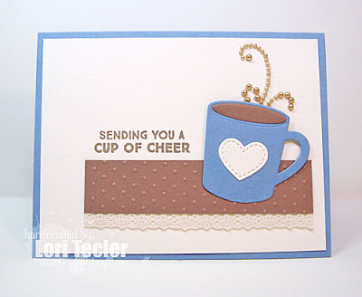 Sending You a Cup of Cheer card-designed by Lori Tecler/Inking Aloud-stamps and dies from My Favorite Things Sending You a Cup of Cheer card-designed by Lori Tecler/Inking Aloud-stamps and dies from My Favorite Things