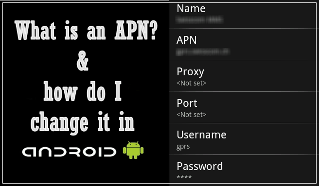 What is an APN, and how do I change it in Android? What is an APN, and how do I change it in Android?