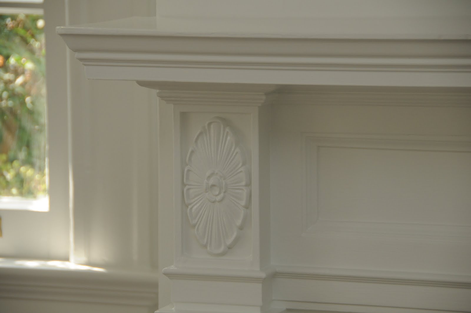 A Flair for Vintage Decor Window moldings...