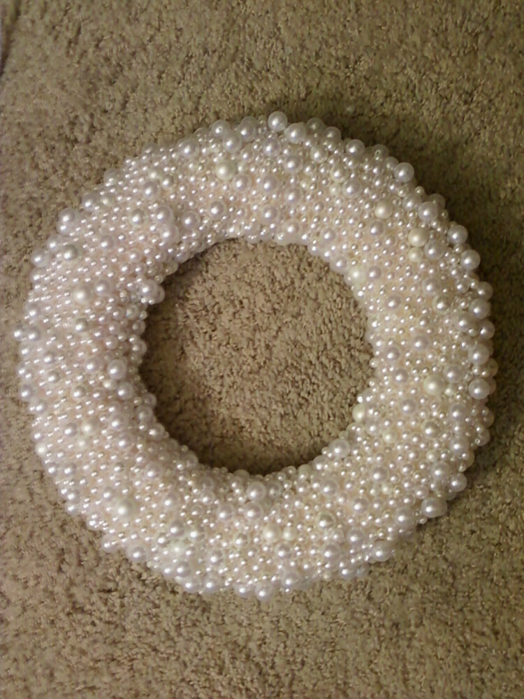 Rambling Rose Pearl Wreath