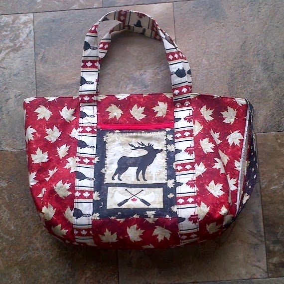 Second Story Quilting Canada Tote Bag