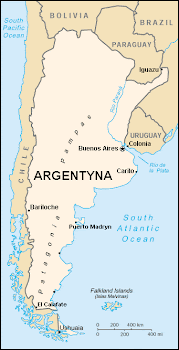 Mapa Argentyny