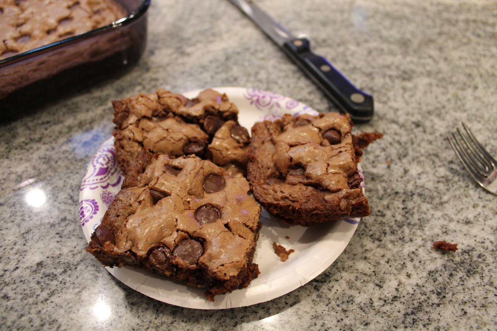 Dinner with the Grobmyers Chocolate Cherry Almond Brownies