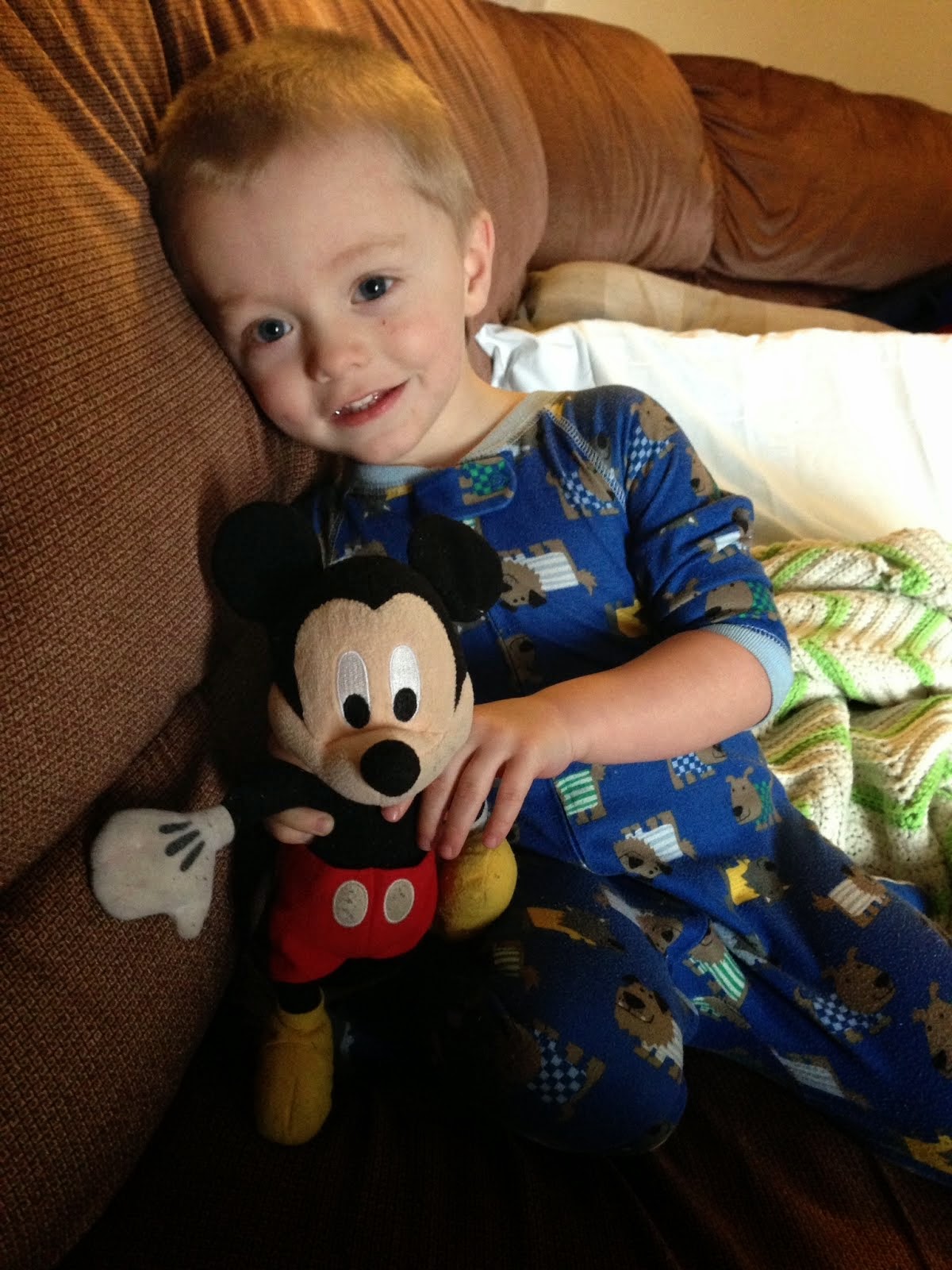 Chase loves his Mickey