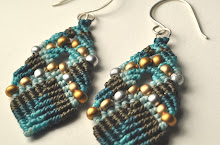 beaded buddha earrings