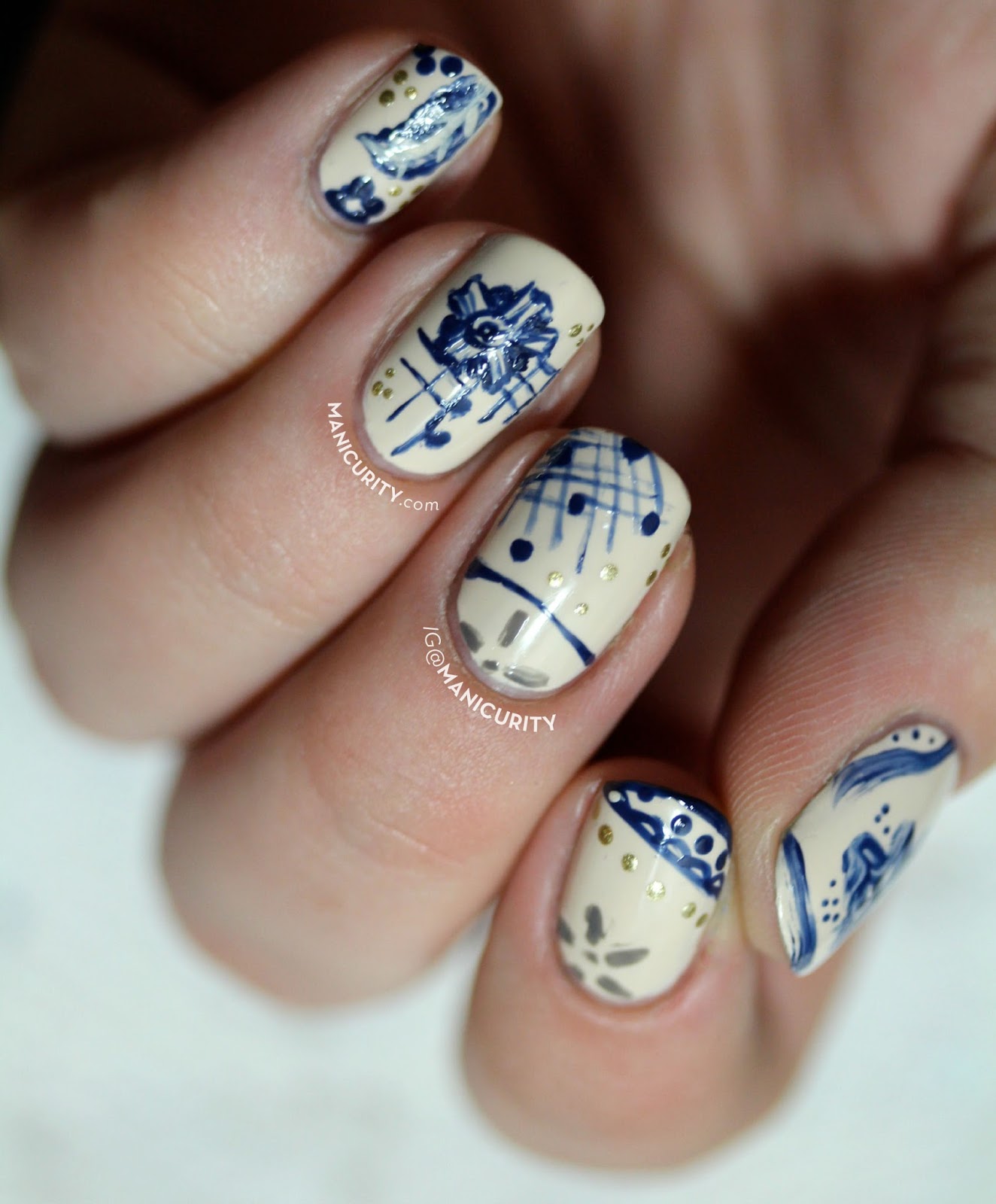 Nail Designs For September Gallery Art And Design Ideas Manicurity September 2017 The Digit Al Dozen Freehand Fl Pattern Bone China Nail Art Prinsesfo