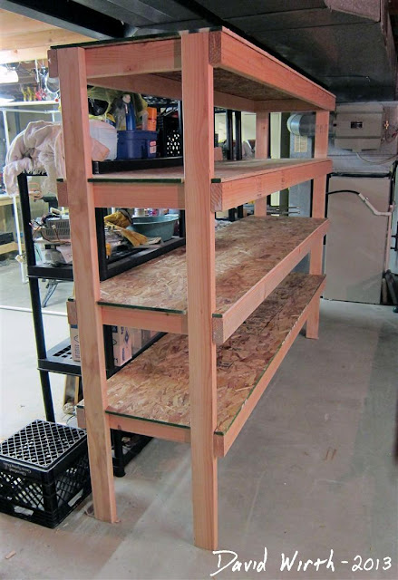 easy wood shelf design, plans, build, 2x4, cheap, cost, money, strong