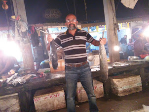 Seafarer/Blogger/Traveller in "Paltan Bazaar Fish Market" in Guwahati.