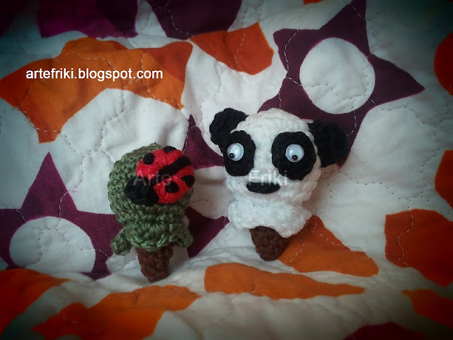 mini helados amigurumi crochet ganchillo ice creams