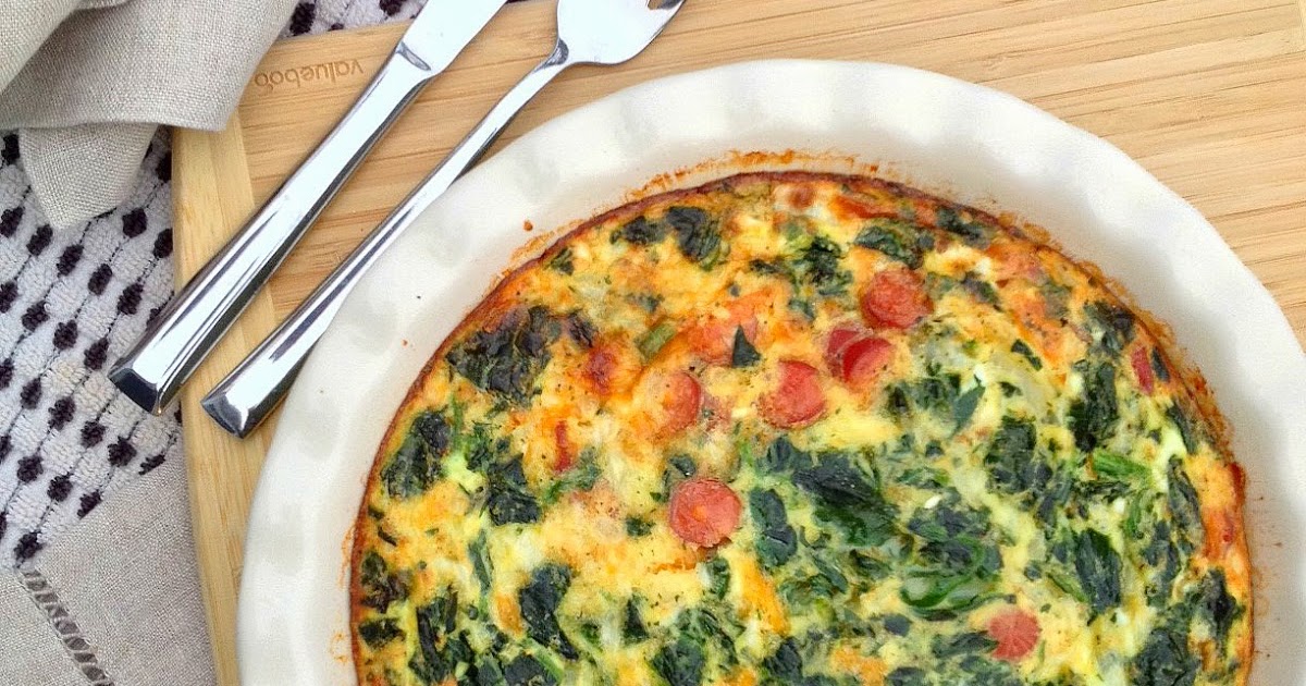 All The Pretty Things Spinach Sausage Frittata
