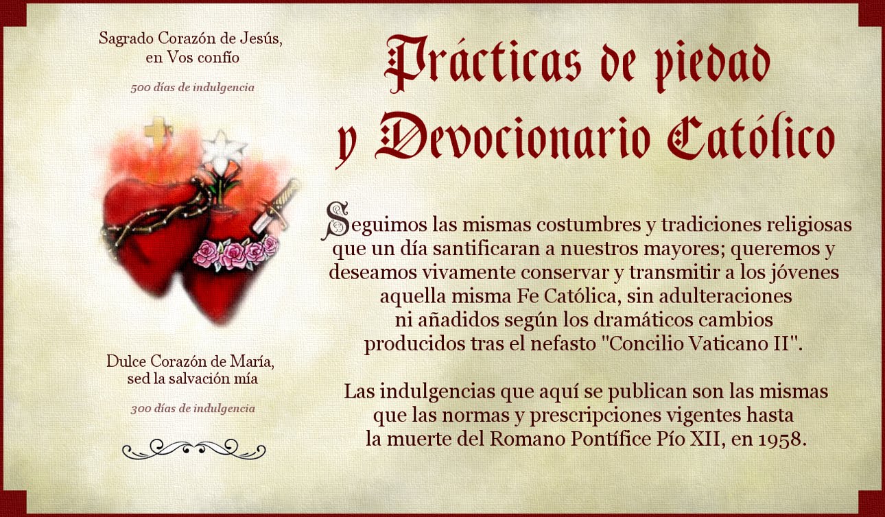 Prácticas de piedad y Devocionario Católico